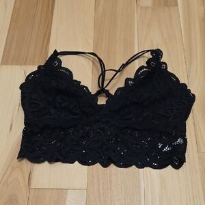 Abercrombie & Fitch Black Lace Bralette